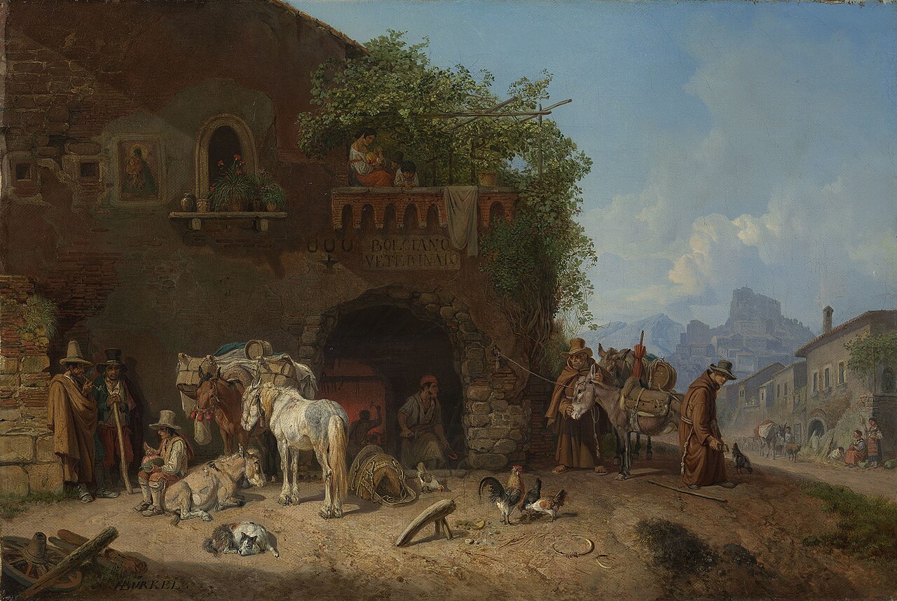 The Forge by Heinrich Bürkel