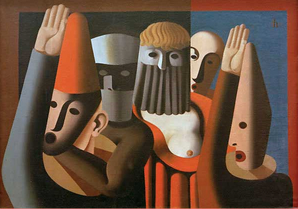 Carnival by Heinrich Hoerle