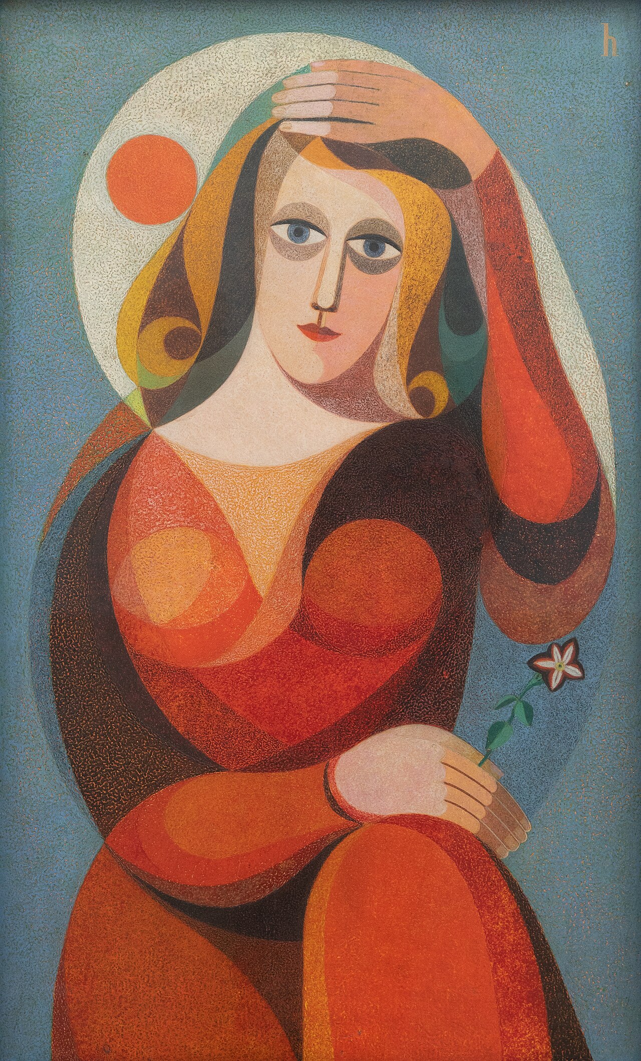 Portrait of Trude Alex by Heinrich Hoerle