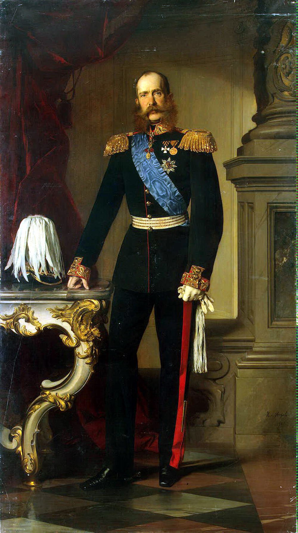 Portrait of Franz Josef I, Emperor of Austria by Heinrich von Angeli