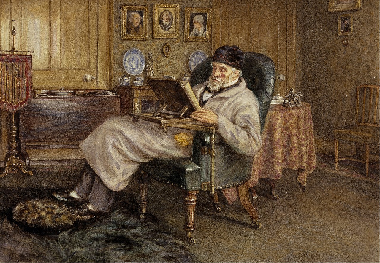 Thomas Carlyle by Helen Allingham
