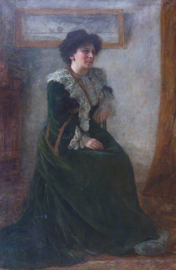Portrait of Hertha Ayrton by Héléna Arsène Darmesteter