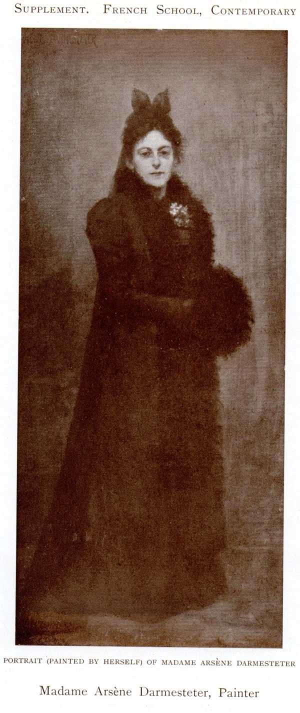 Self-portrait by Héléna Arsène Darmesteter