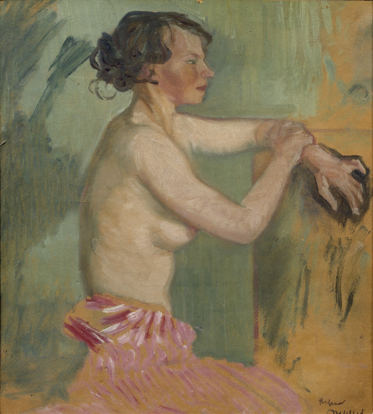 Study of a Model by Helmer Osslund