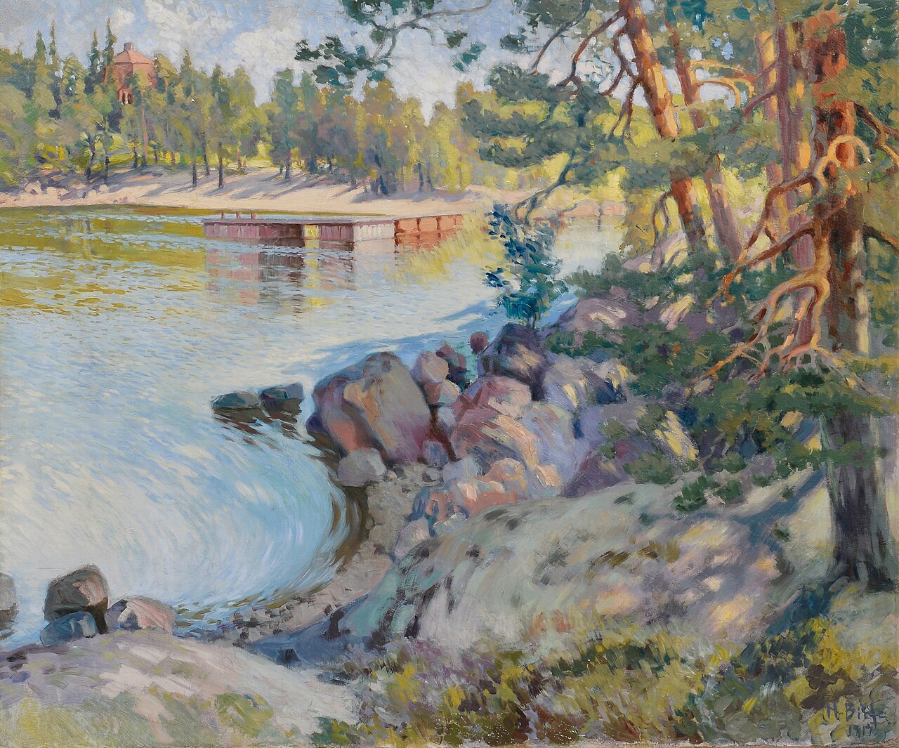 Coastal view by Helmi Biese