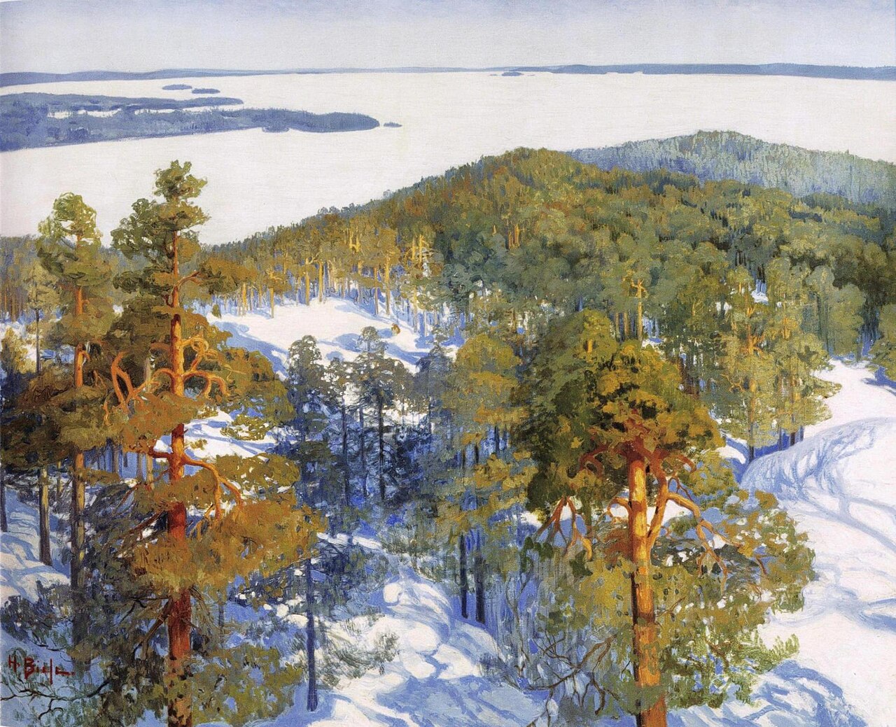 View from Pyynikki Ridge by Helmi Biese