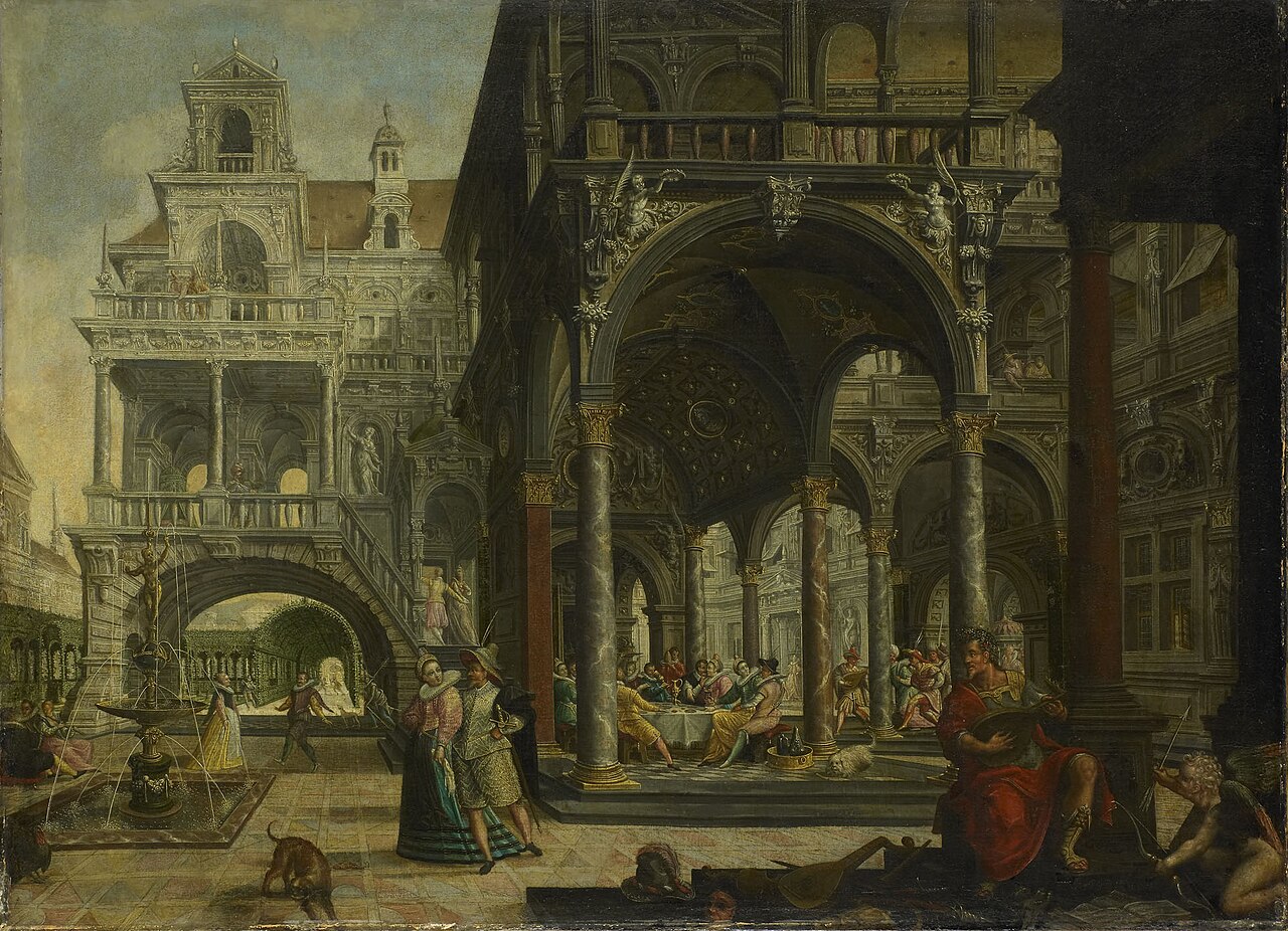 Phantasy Renaissance palace by Hendrick Aerts
