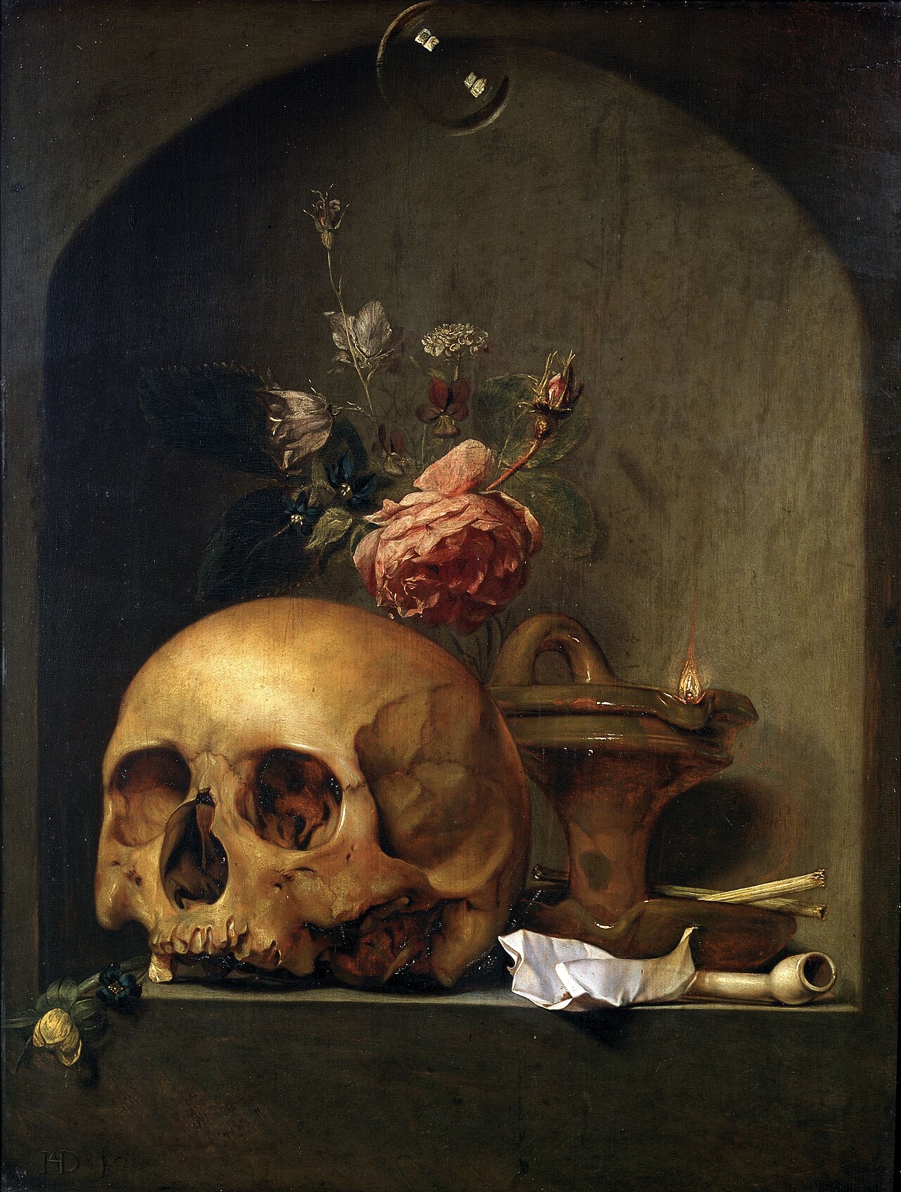 Vanitas by Hendrick Andriessen