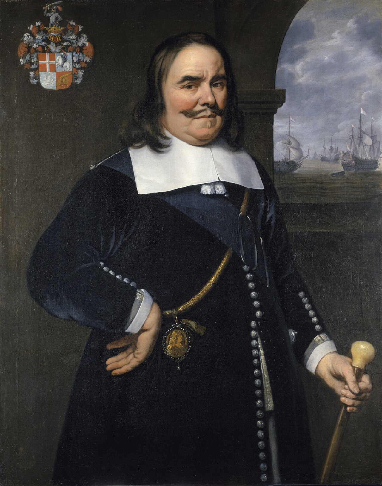 Michiel Adriaenszoon de Ruyter, 1607-76, Lieutenant-Admiral-General of the United Provinces by Hendrick Berckman
