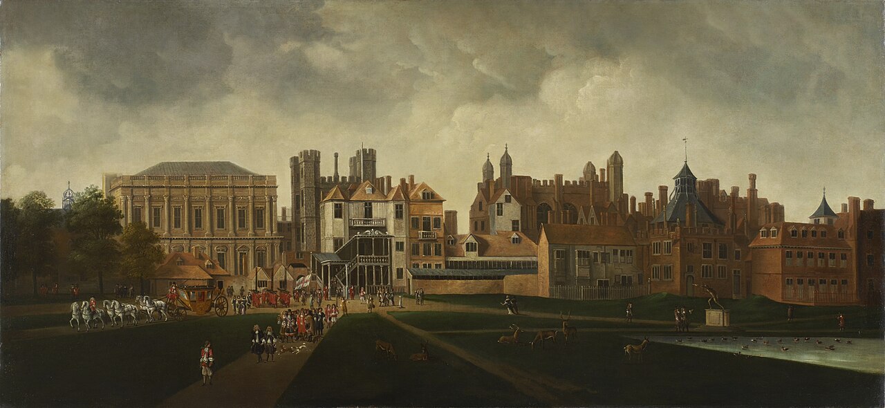 Whitehall from St James's Park by Hendrick Danckerts