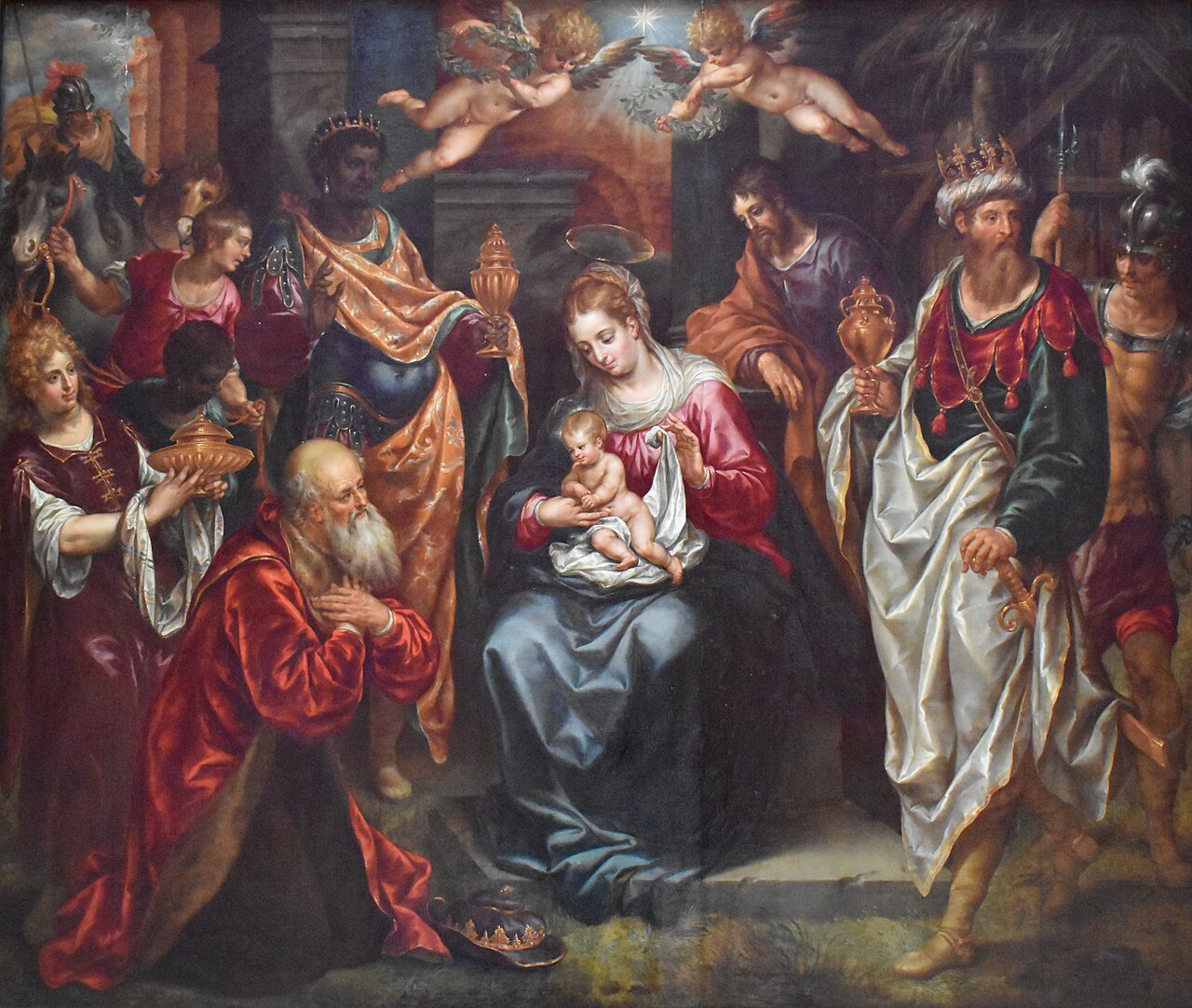 Adoration of the Magi by Hendrick de Clerck