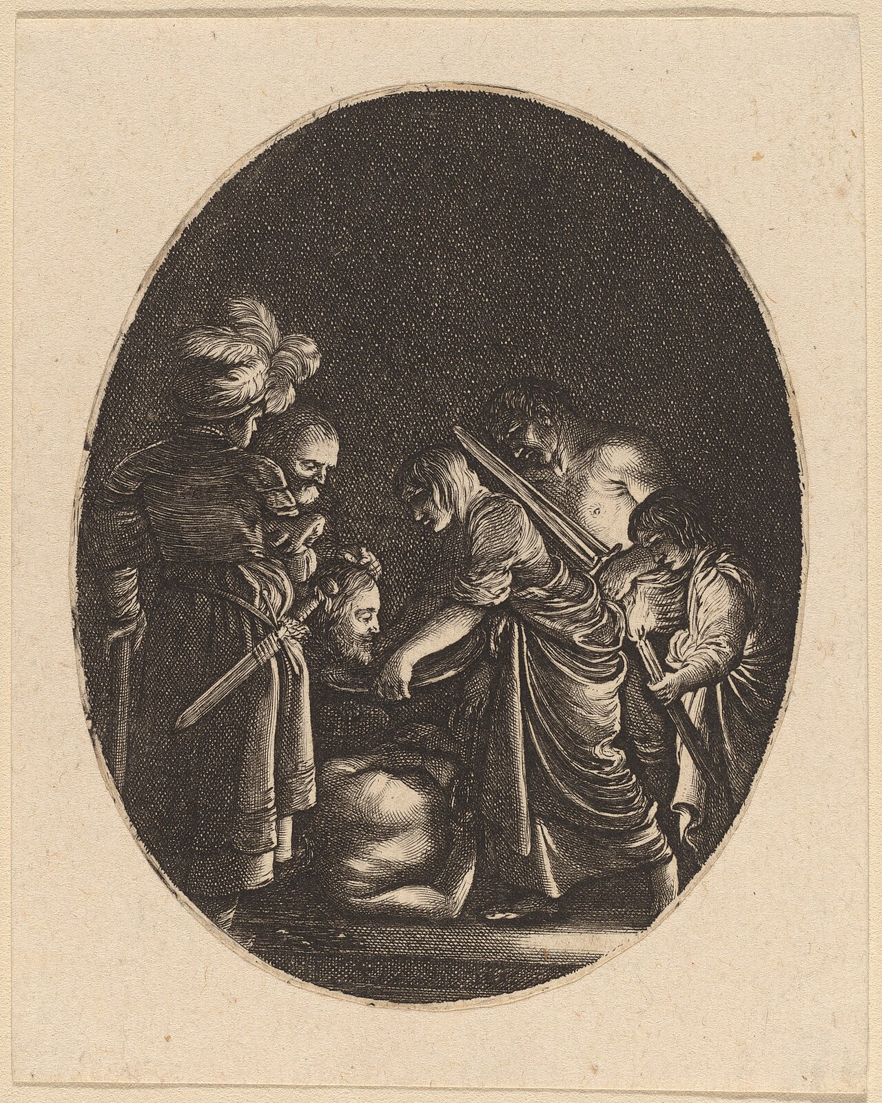 Beheading of Saint John the Baptist by Hendrick Goudt