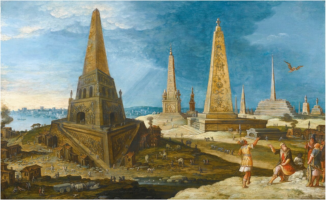 Nimrod amongst the Monuments by Hendrick van Cleve III