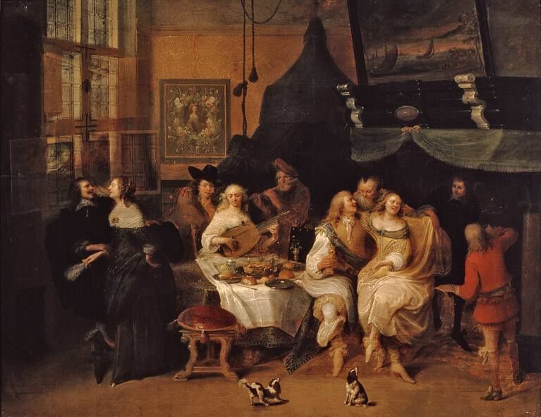 Merry Company by Hendrik Carré