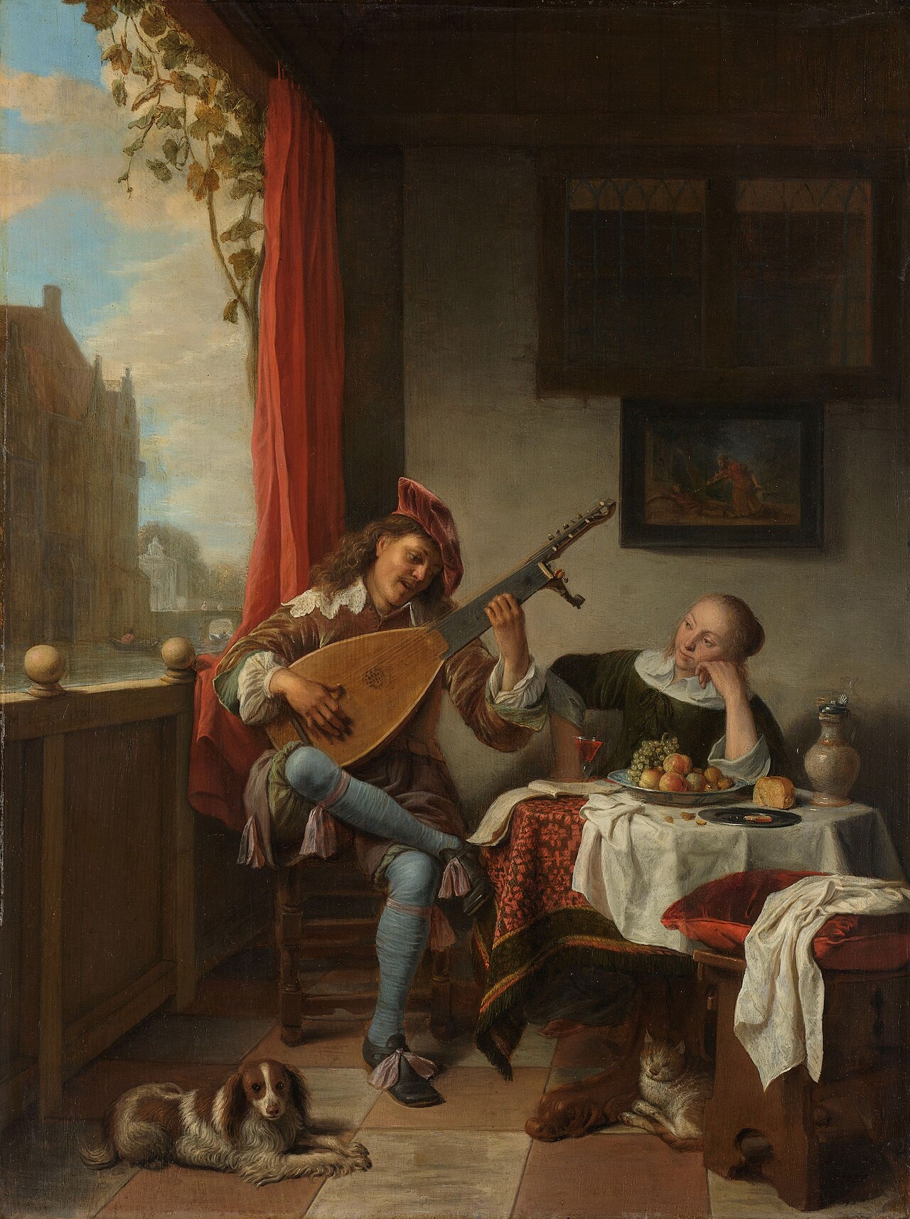 Lute Player by Hendrik Martenszoon Sorgh