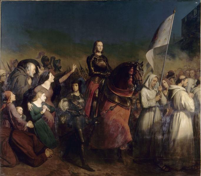 Entry of Joan of Arc into liberated Orléans on 8th May 1429 by Hendrik Scheffer