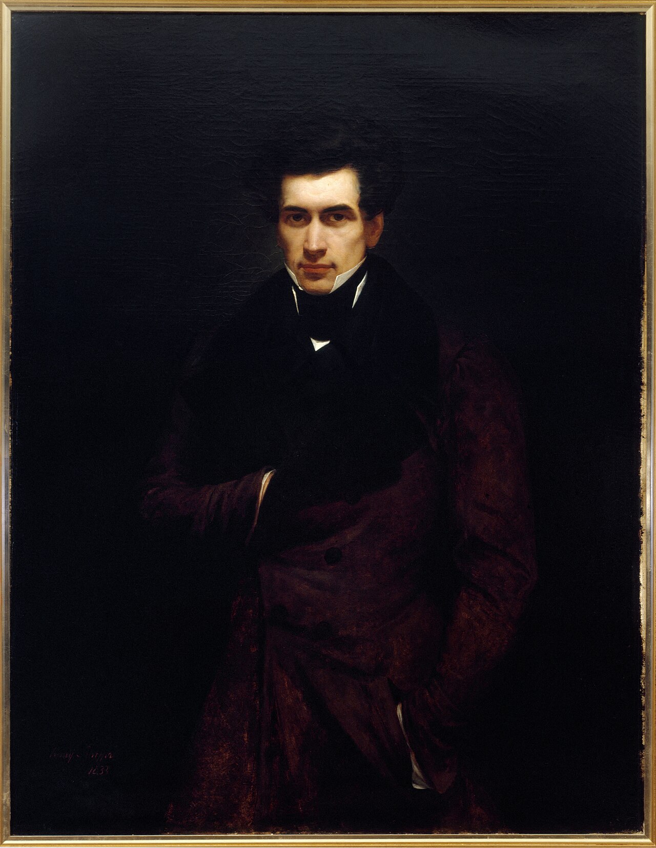 Portrait of Armand Carrel by Hendrik Scheffer