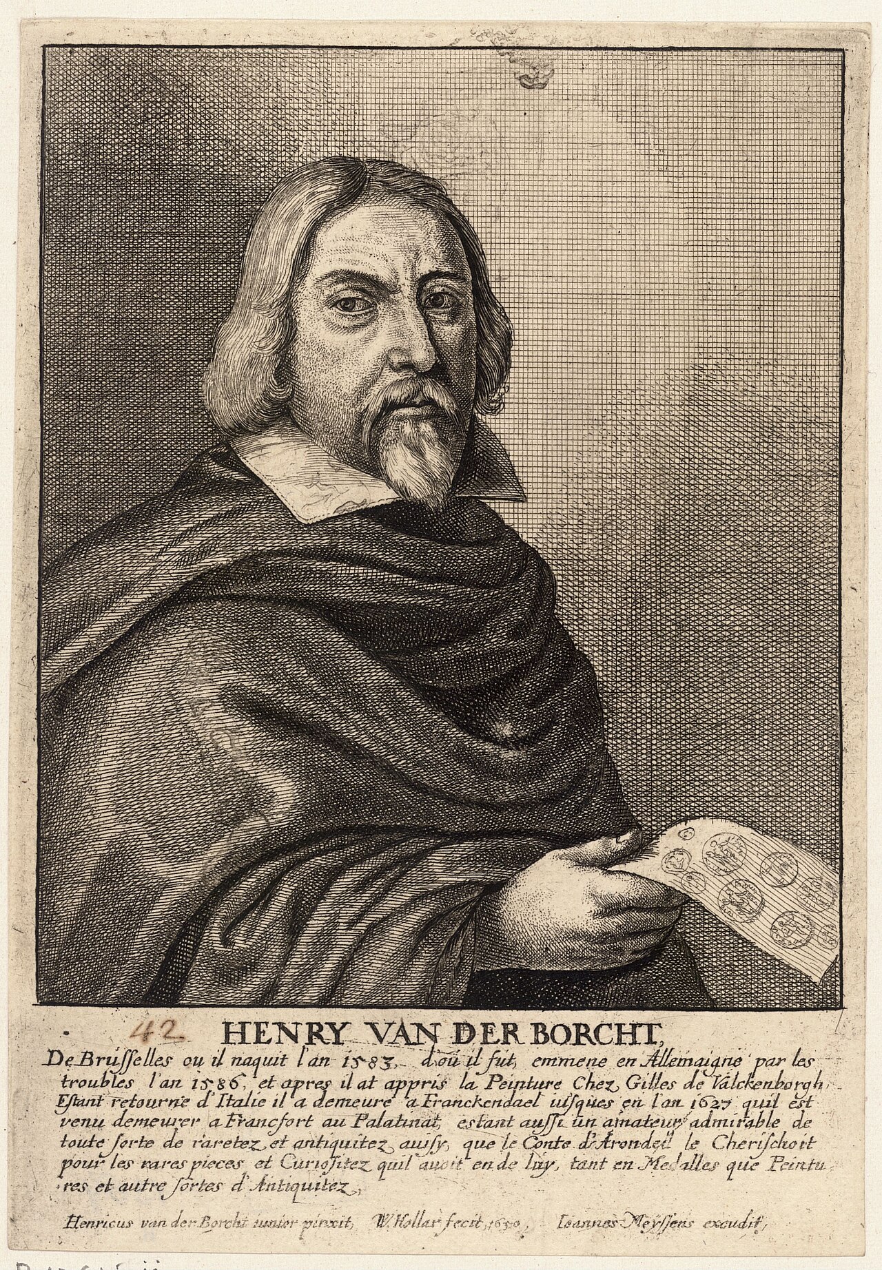 Portrait of Hendrik van der Borcht the elder