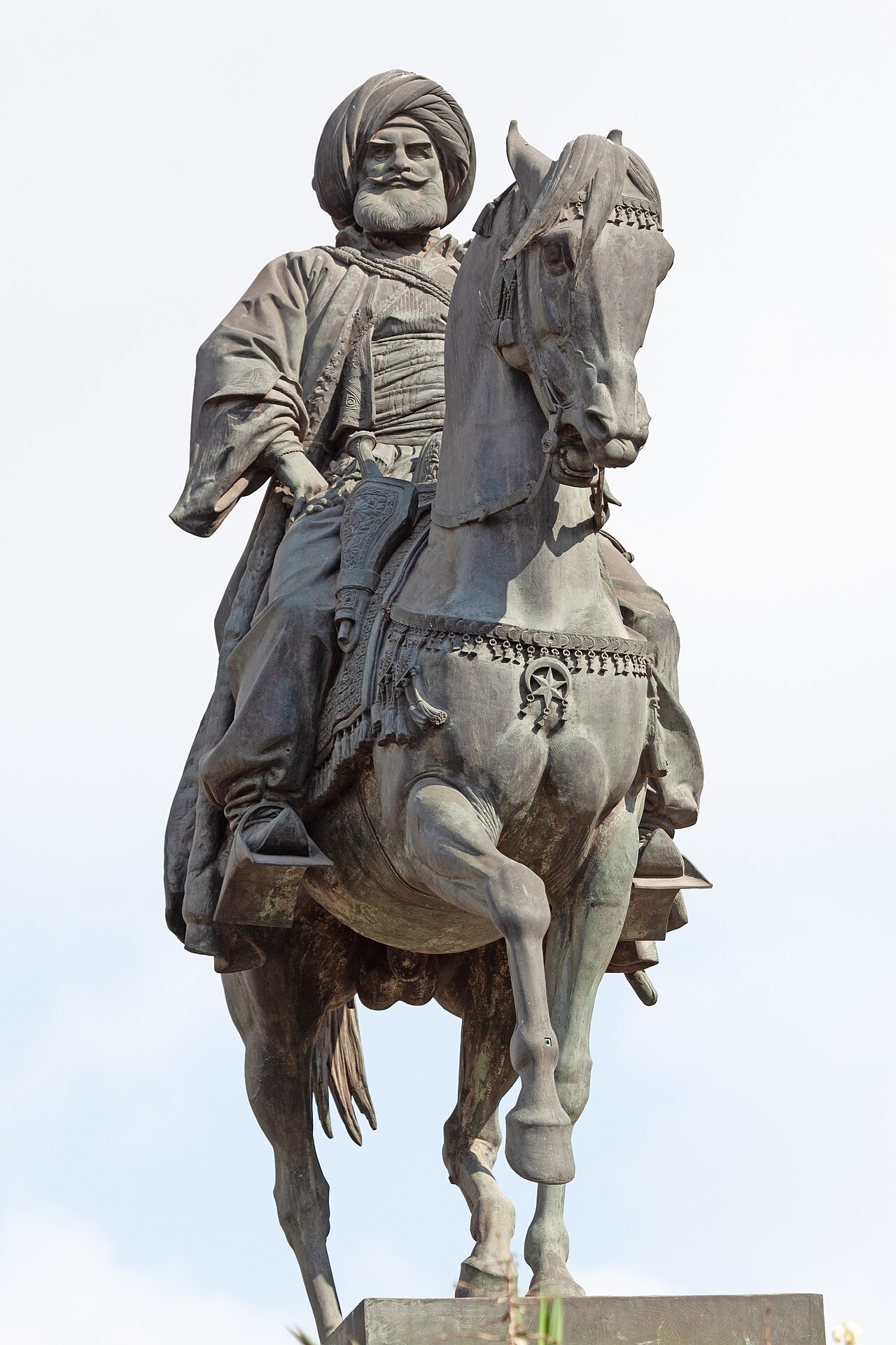 Muhammad Ali Pasha statue in Alexandria by Henri Alfred Jacquemart