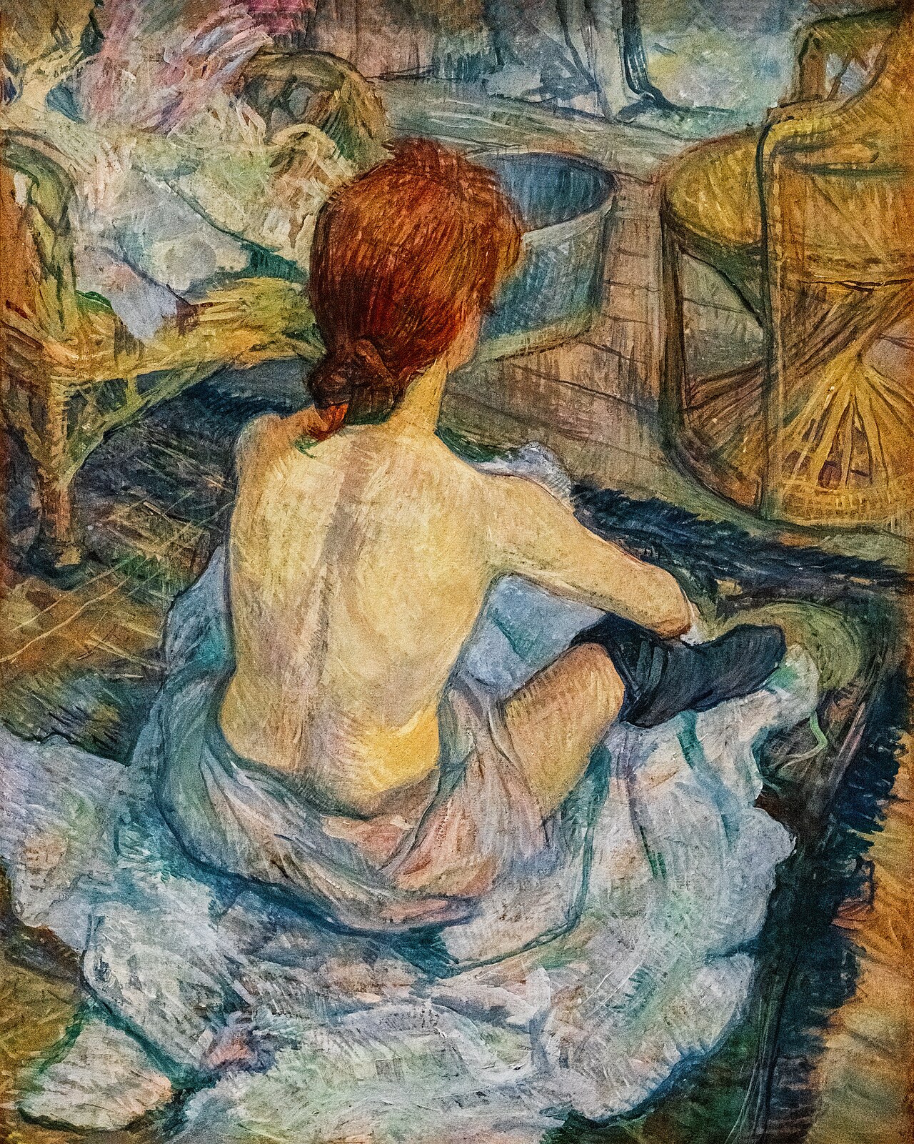 La Toilette by Henri de Toulouse-Lautrec