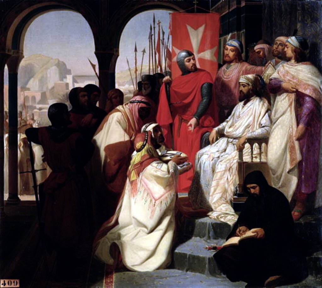 Knights of the Order of St. John of Jerusalem Restoring Religion in Armenia in 1347 by Henri Delaborde