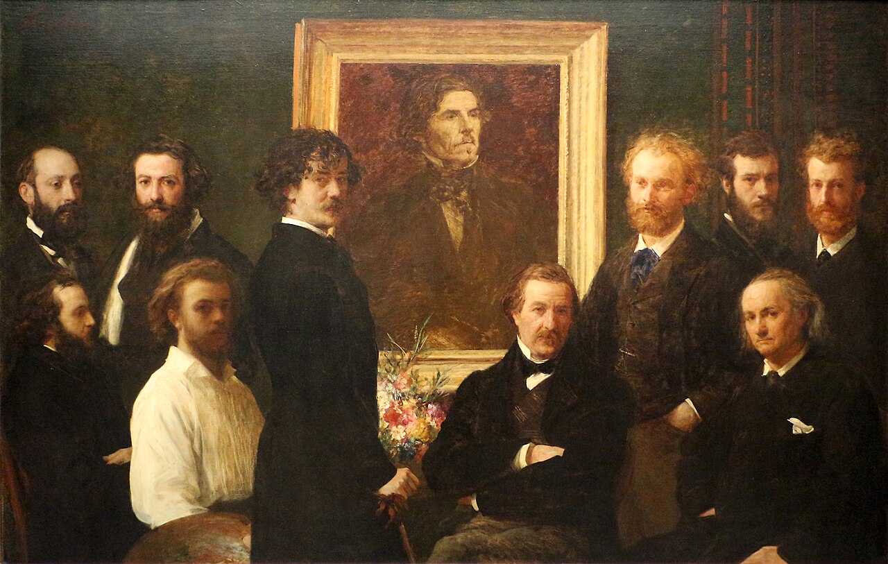 Homage to Delacroix by Henri Fantin-Latour
