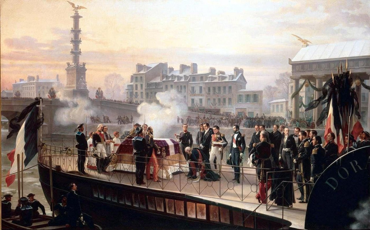 The Arrival of La Dorade at Courbevoie by Henri Félix Emmanuel Philippoteaux