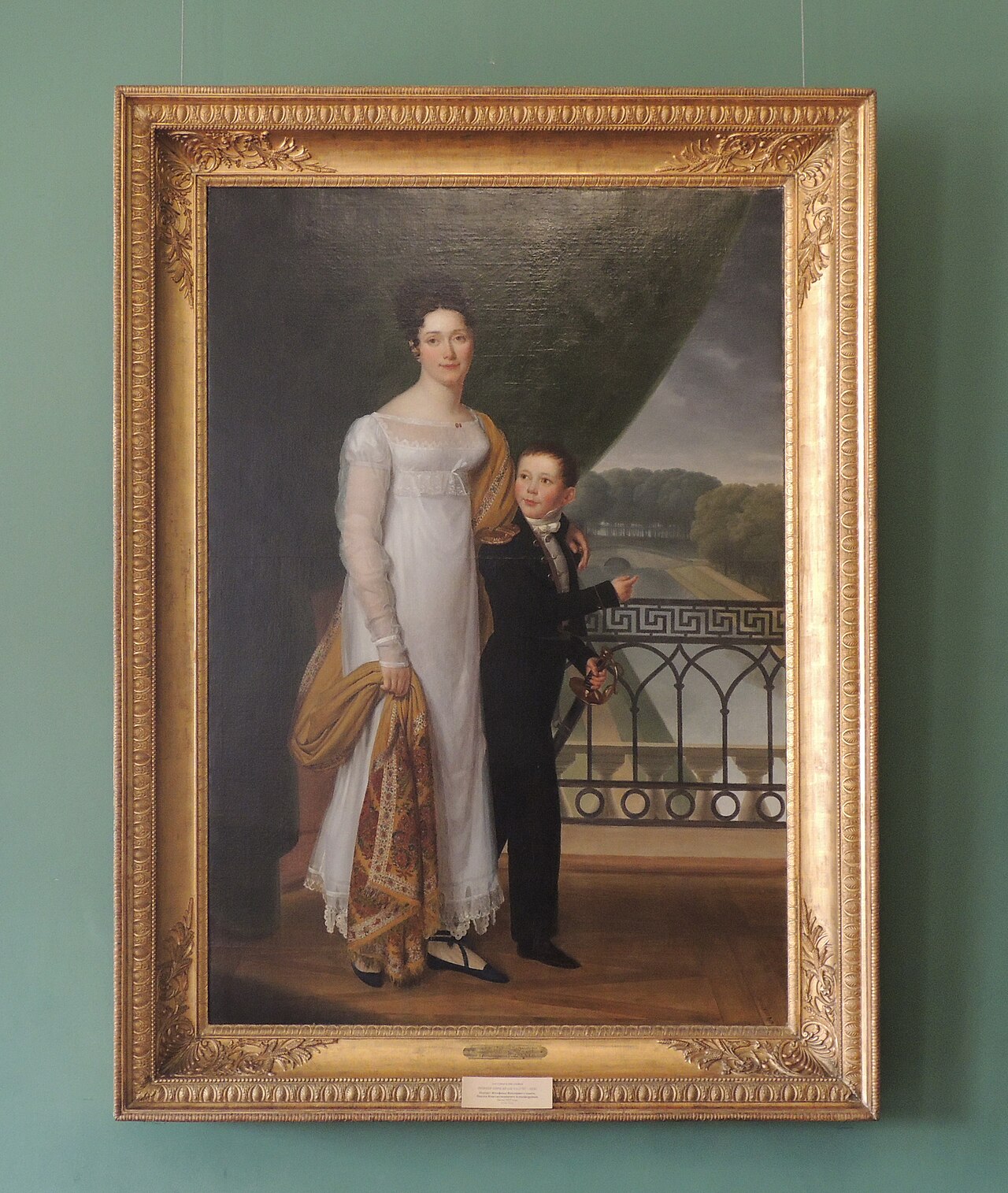 J. Fridrix with Son by Henri-François Riesener
