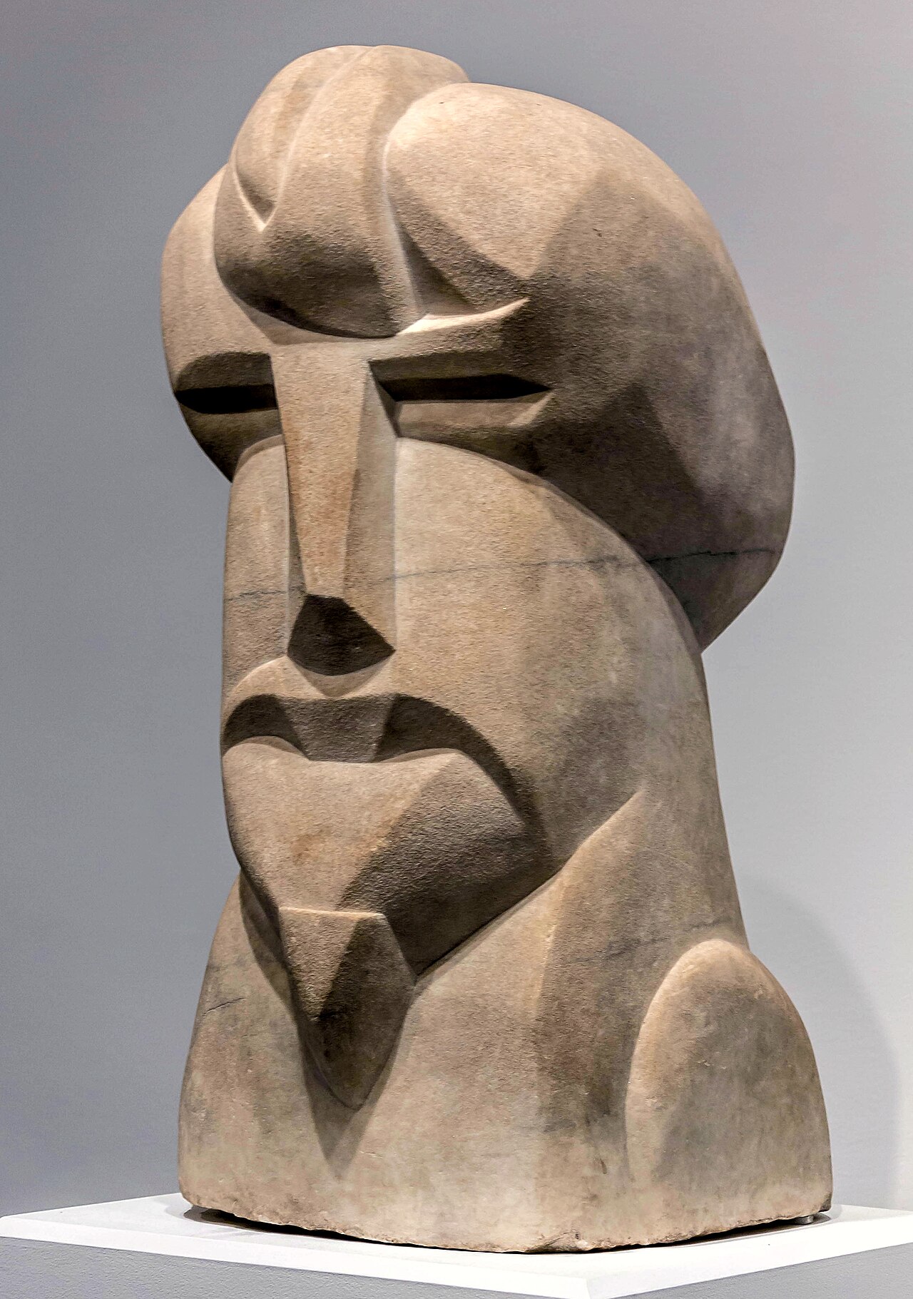 Hieratic Head of Ezra Pound by Henri Gaudier-Brzeska
