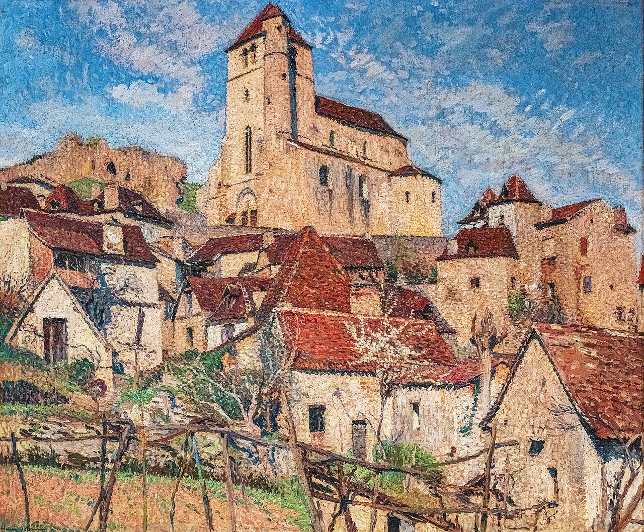 Les toits by Henri-Jean Guillaume Martin