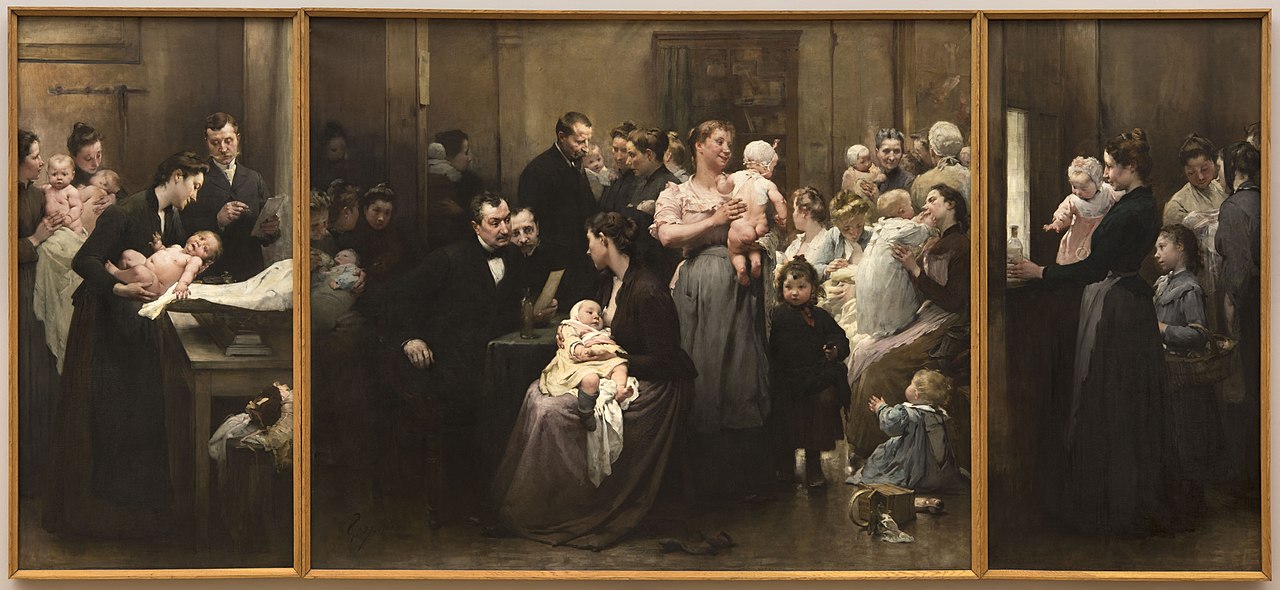 L'Œuvre de la Goutte de Lait by Henri Jules Jean Geoffroy