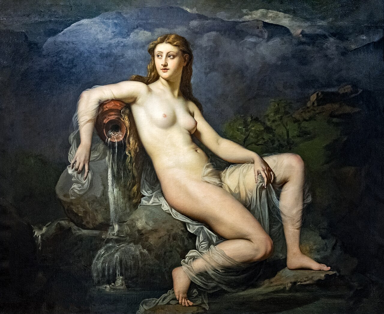 Musée du Louvre - La Source ou l'eau - Henri Lehmann by Henri Lehmann