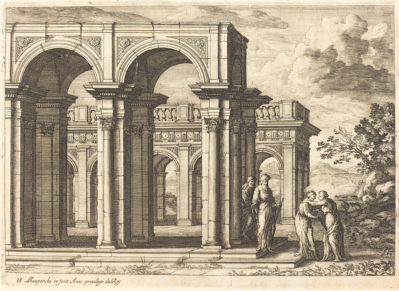 Meeting of Mary and Elizabeth by Henri Mauperché