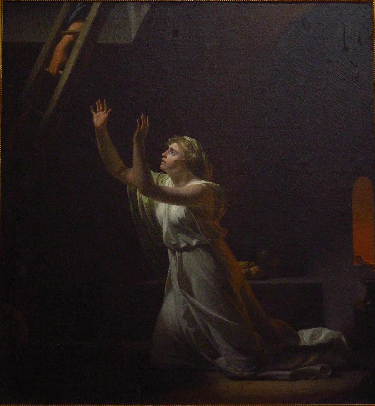 Le supplice d'une vestale by Henri-Pierre Danloux