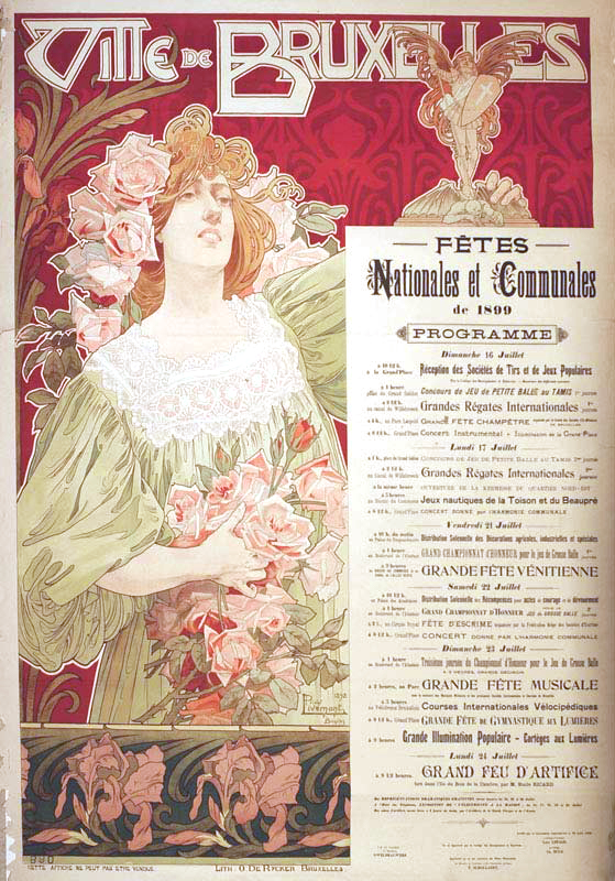 Ville de Bruxelles by Henri Privat-Livemont