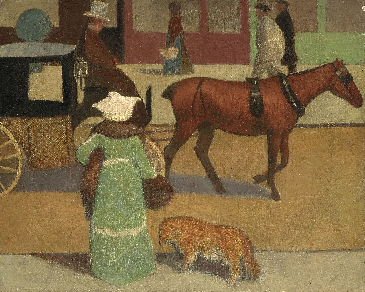 City scene by Henri Rouart