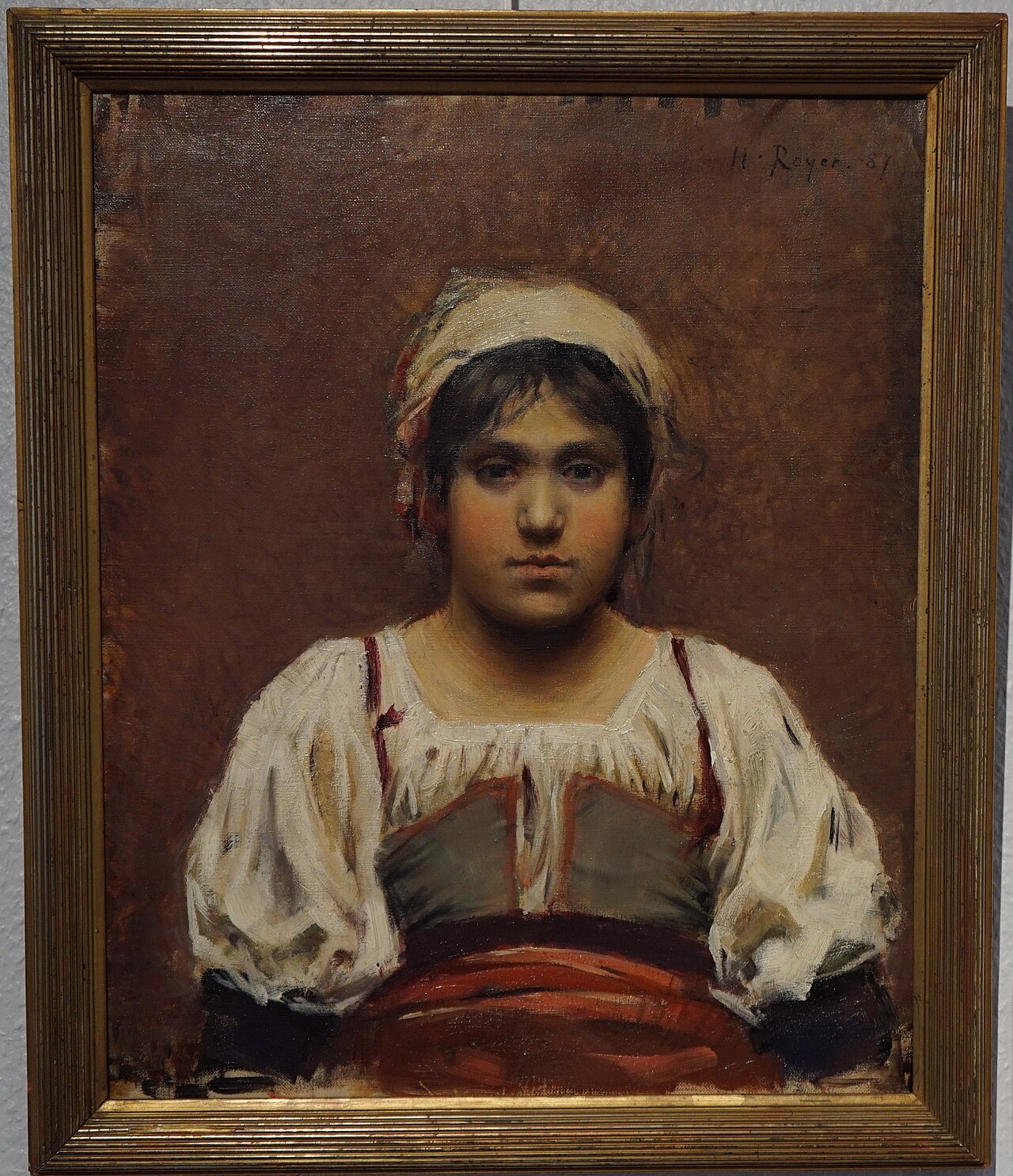 Young Country Girl by Henri Royer