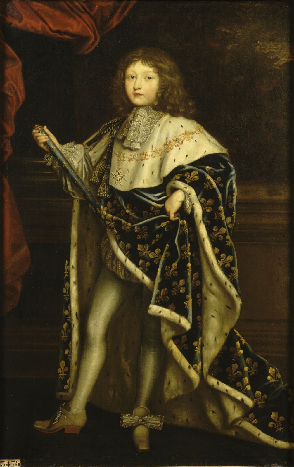Louis XIV child in Coronation Robes by Henri Testelin