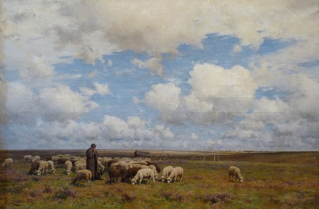The herd of Vieux-Ferrette by Henri Zuber