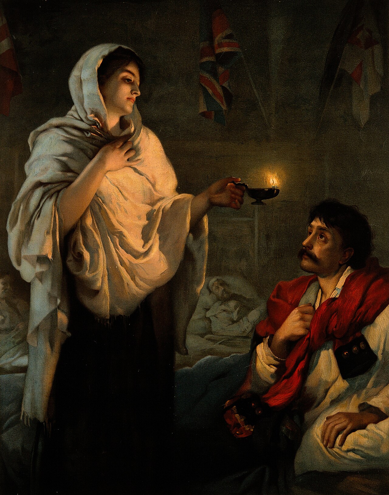 Miss Nightingale at Scutari by Henrietta Rae