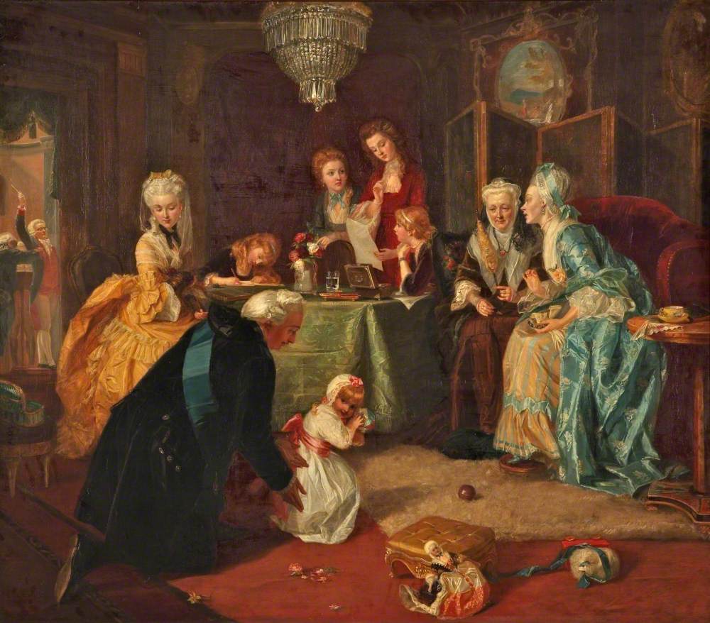 The Queens Lodge, Windsor, in 1786 by Henrietta Ward