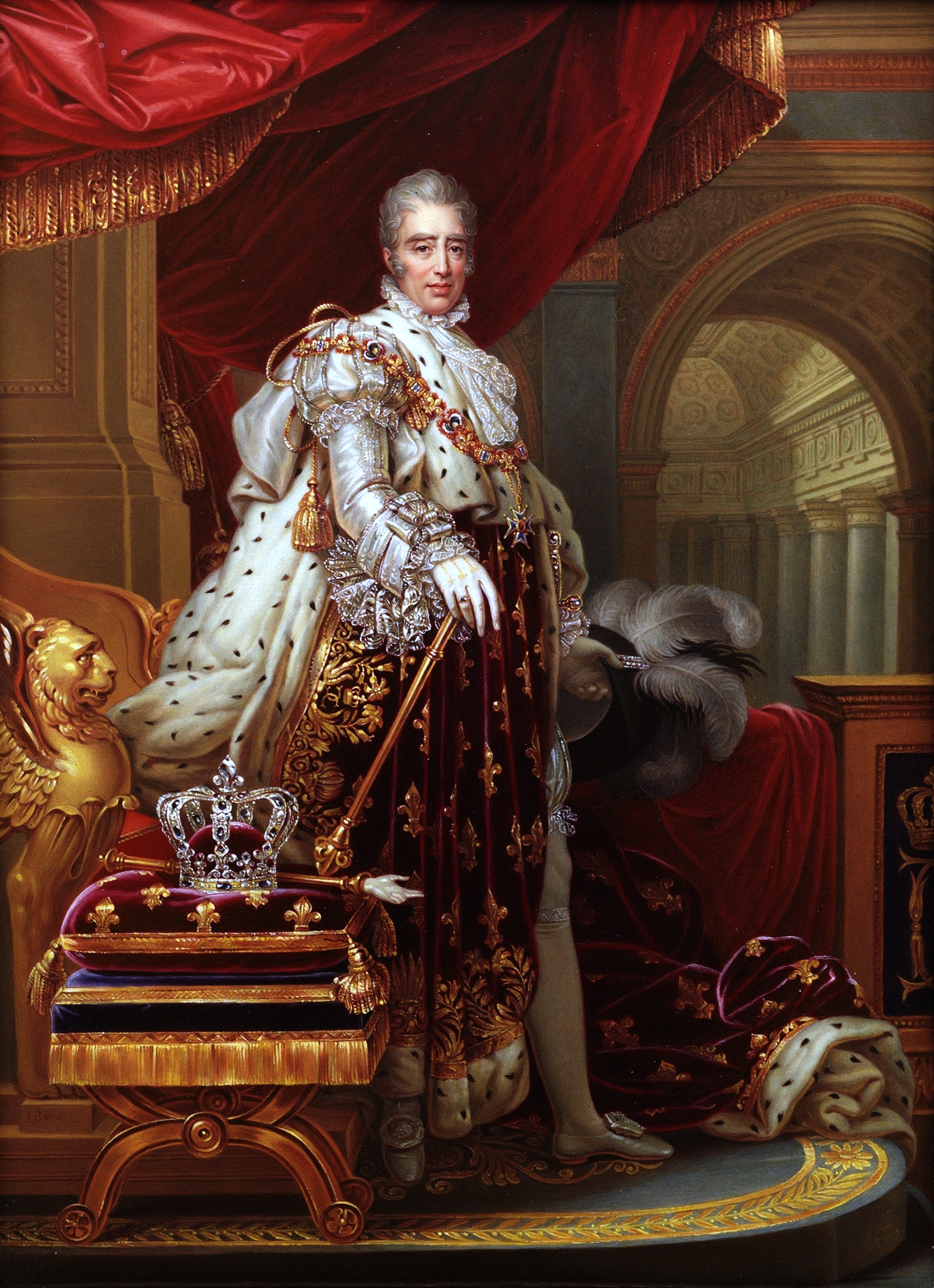 Charles X (1757–1836), King of France, after Gérard by Henry Bone