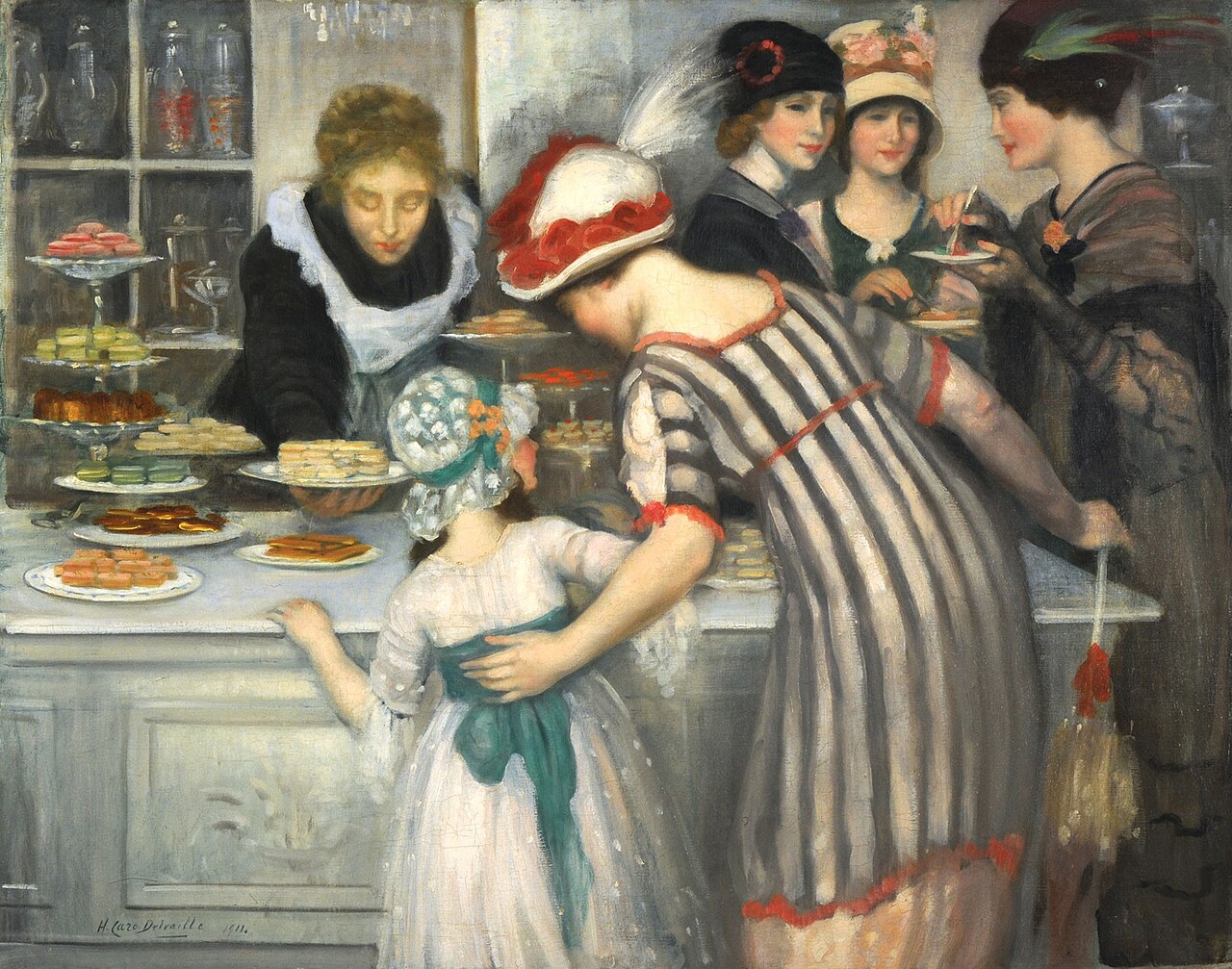 Dans la patisserie by Henry Caro-Delvaille