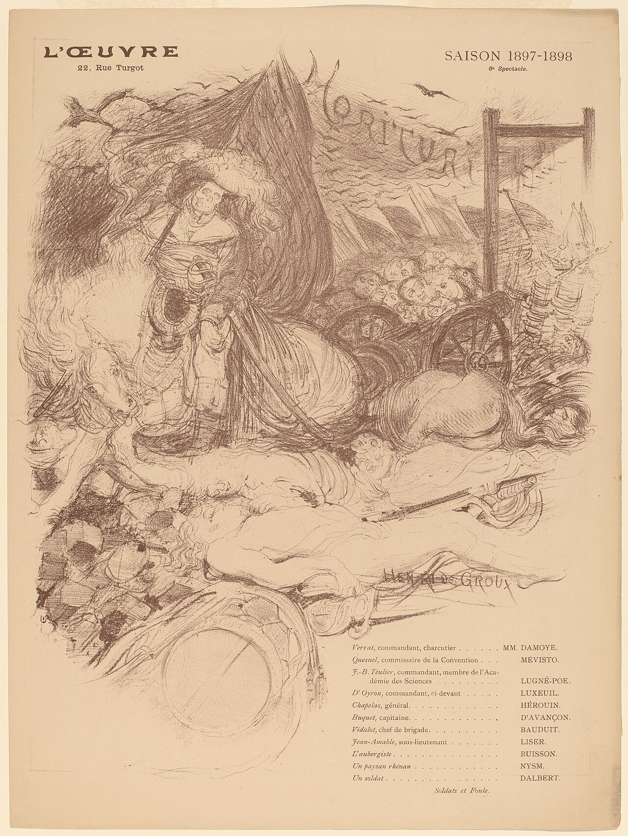 Morituri by Henry de Groux
