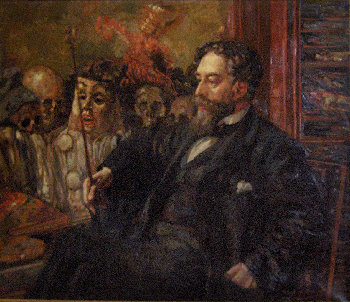 Portrait of James Ensor by Henry de Groux