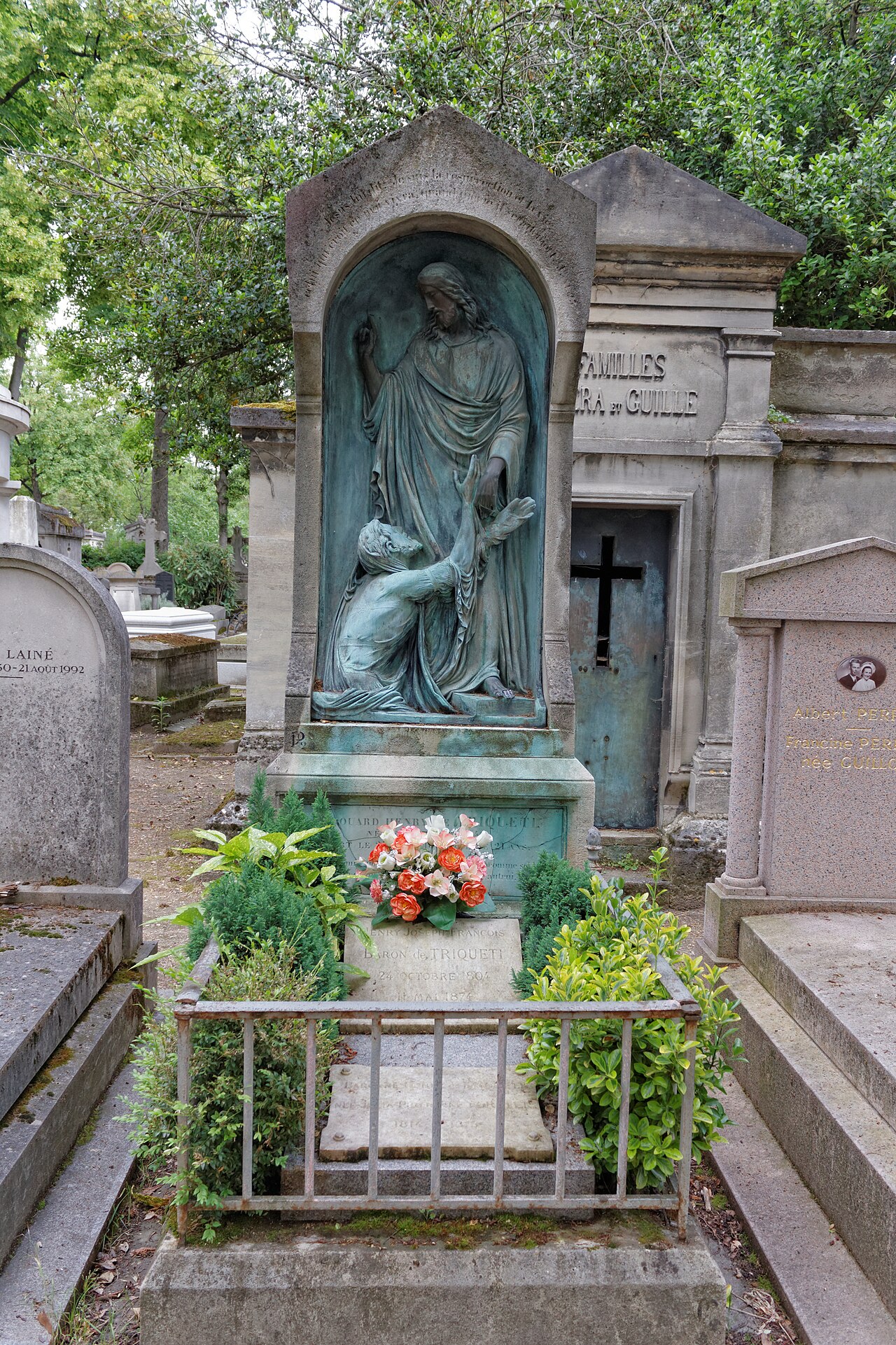 Grave of Triqueti by Henry de Triqueti