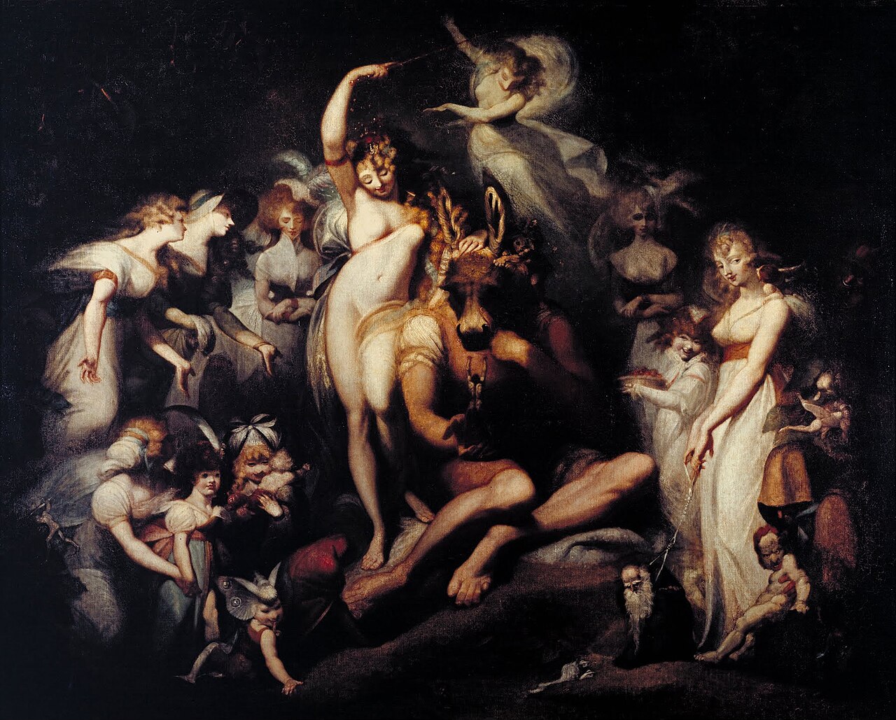 Titania and Bottom by Henry Fuseli