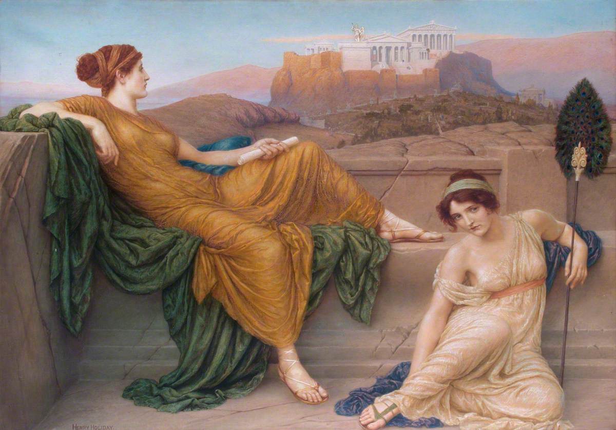 Aspasia on the Pnyx by Henry Holiday