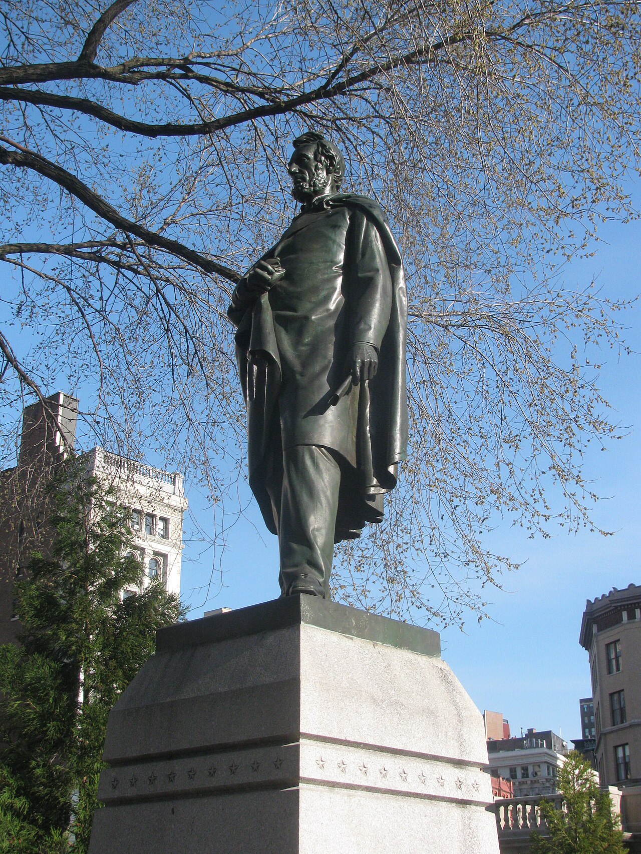 Statue of Abraham Lincoln by Henry Kirke Brown