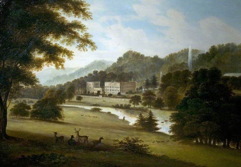 Chatsworth House, Derbyshire by Henry Lark Pratt